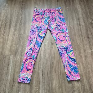 Lilly Pulitzer Psychedelic Sunshine Maia Leggings Kid Small